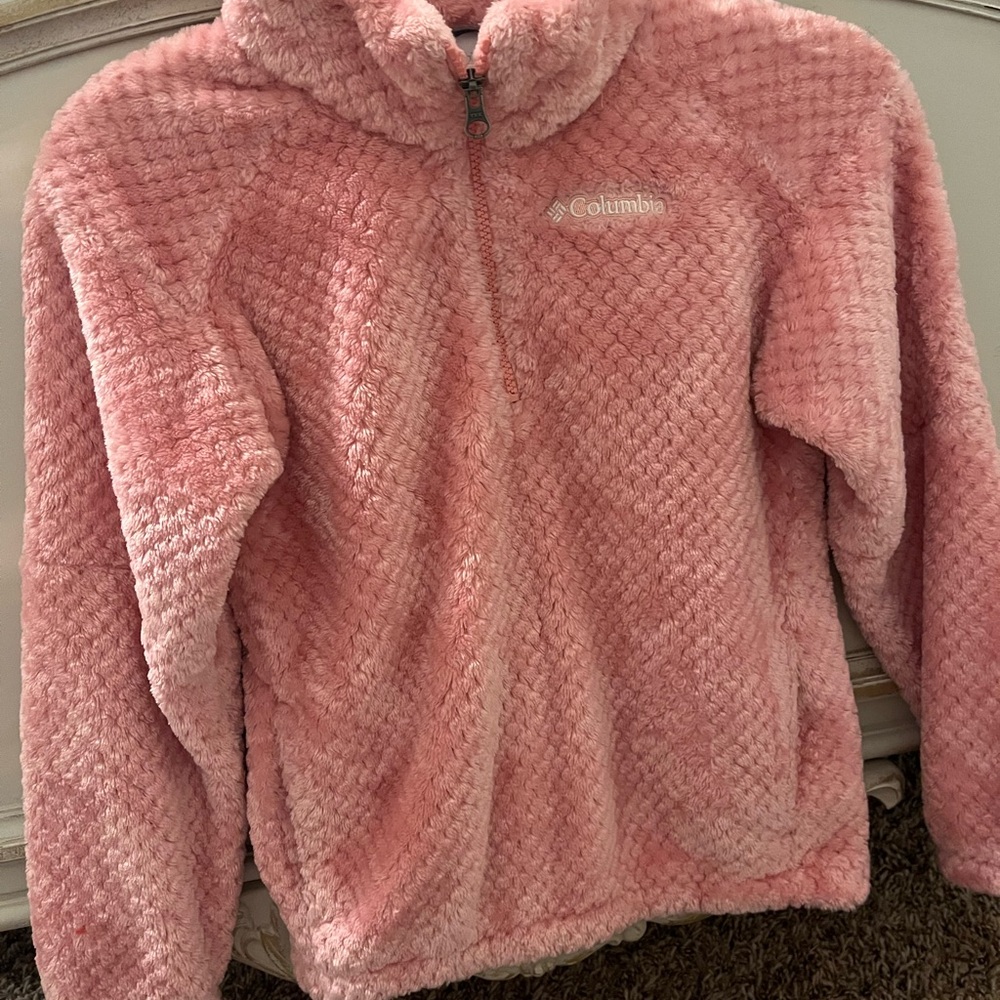 Columbia Pink Puffer Jacket Cozy Quilted Design